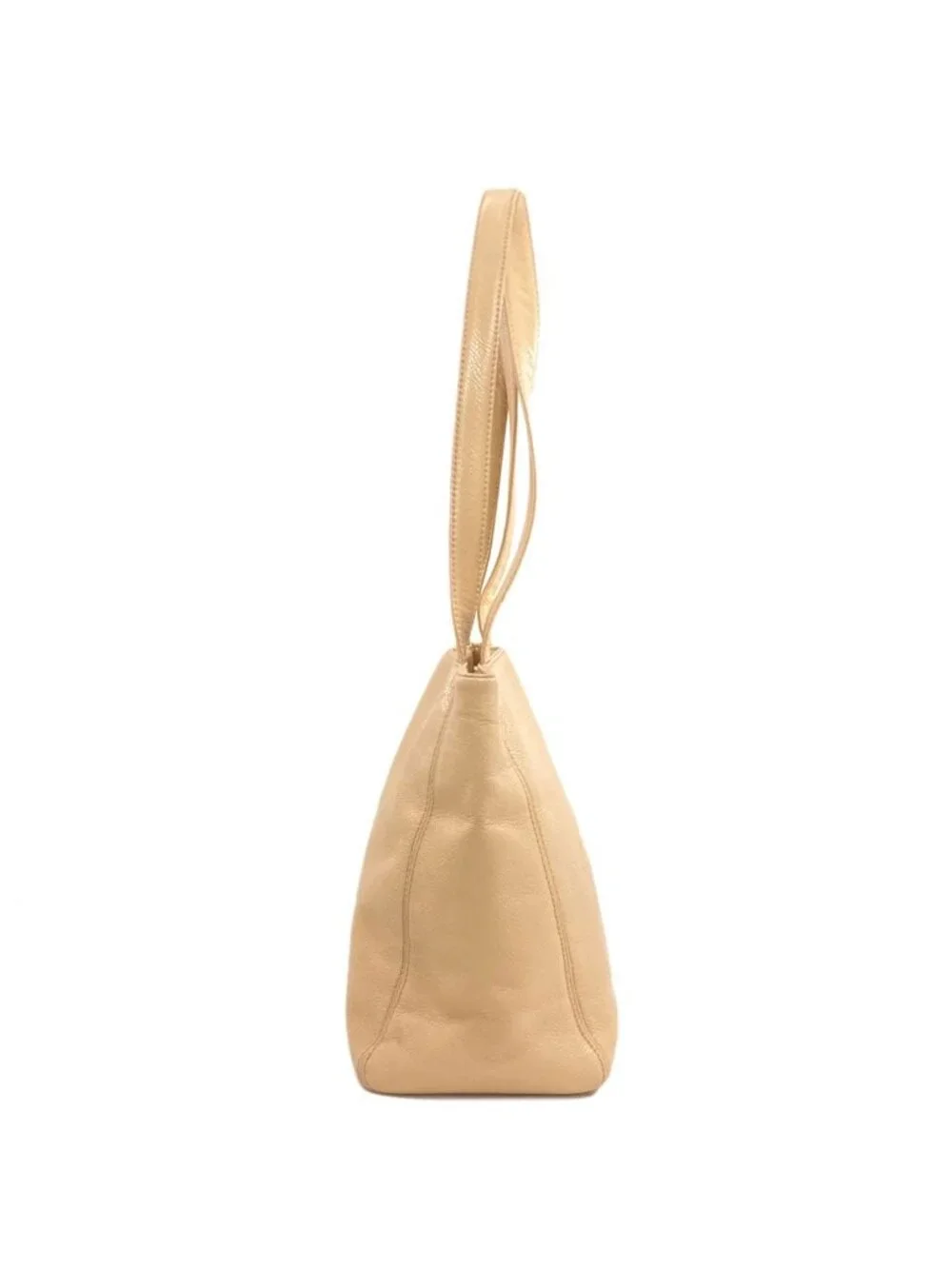 Chanel CC Logo Gold Handbag Grained Calfskin